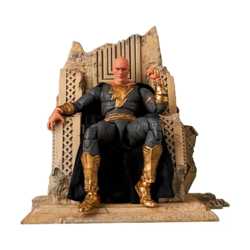 Medicom Estatua Gold Suit Black Adam MAFEX