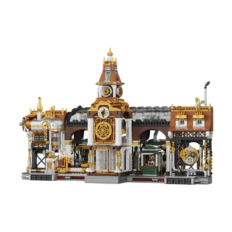 Pantasy Estación Ferroviaria Set Construcción 37 cm Joyside Series