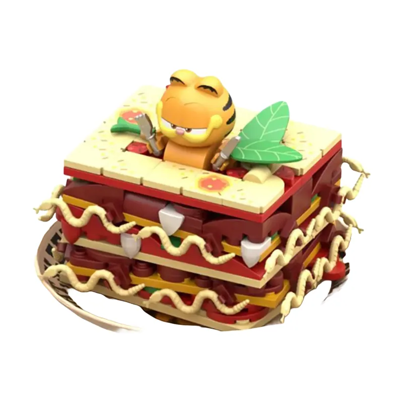 Pantasy Garfield Lasagna Set Construccion 9 cm Garfield Foodie Series