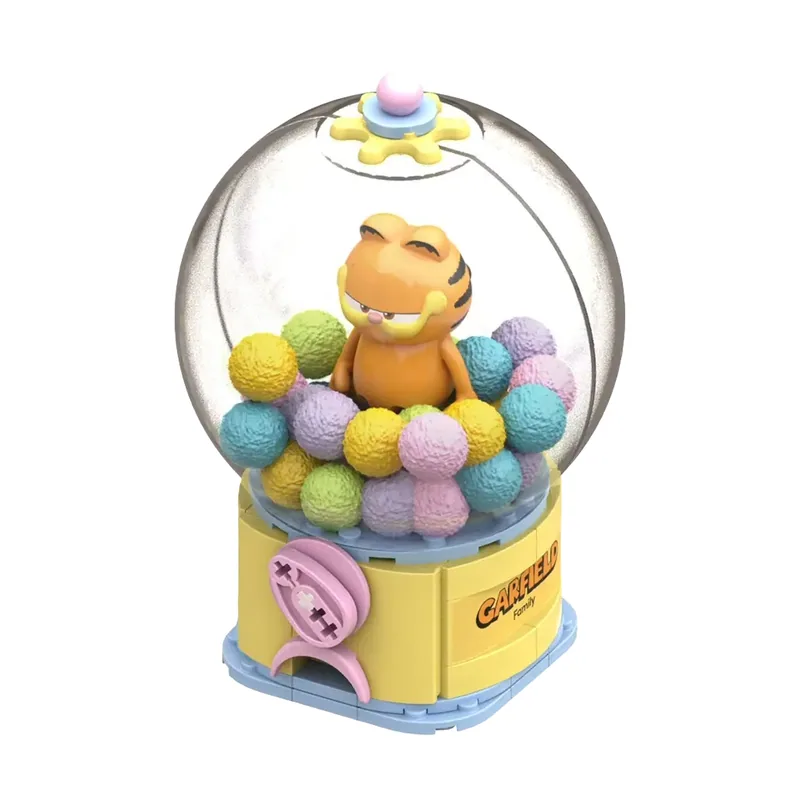 Pantasy Garfield Gumball Machine Set Construccion 14 cm Garfield Crystal Ball Series