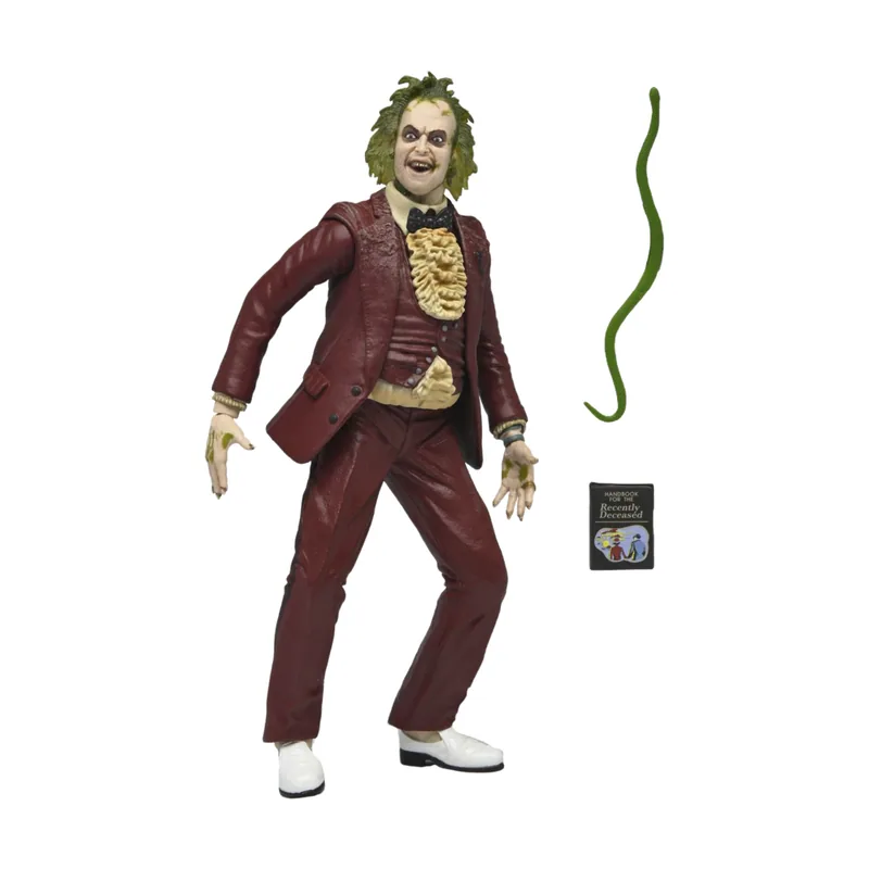 Neca Figura Beetlejuice Traje Rojo 18cm