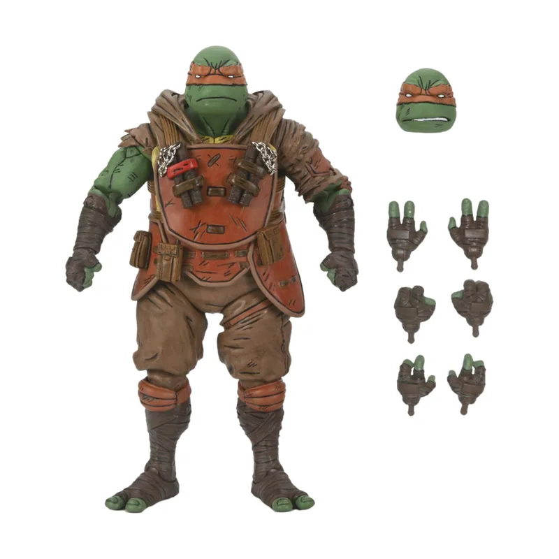 Neca Figura Michelangelo Flashback Tortugas Ninja El Último Ronin 18cm