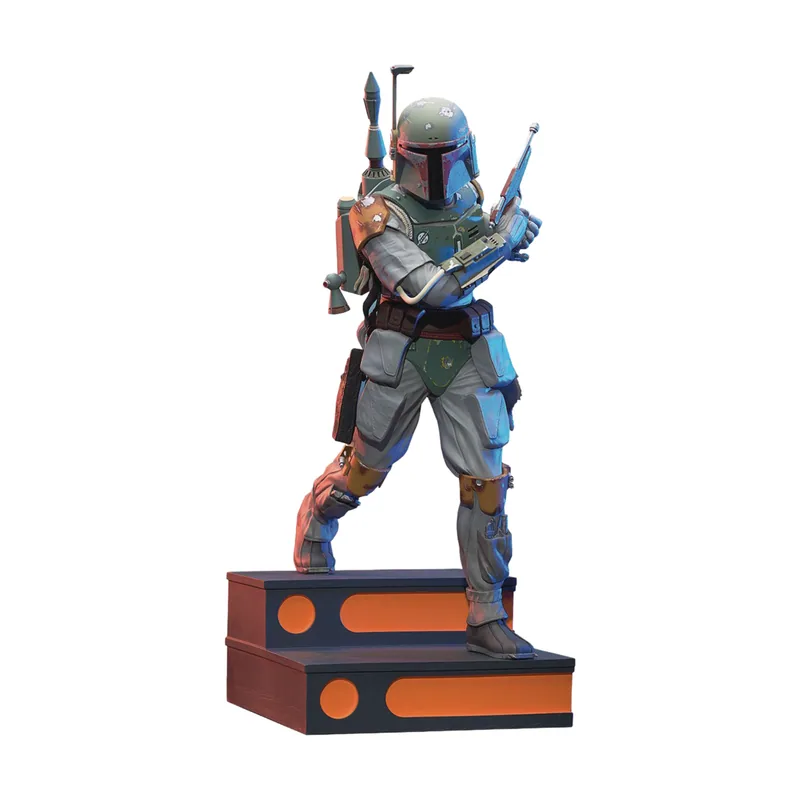 Diamond Select Toys Estatua Boba Fett Star Wars The Empire Strikes Back Milestones 1/7 Diamond
