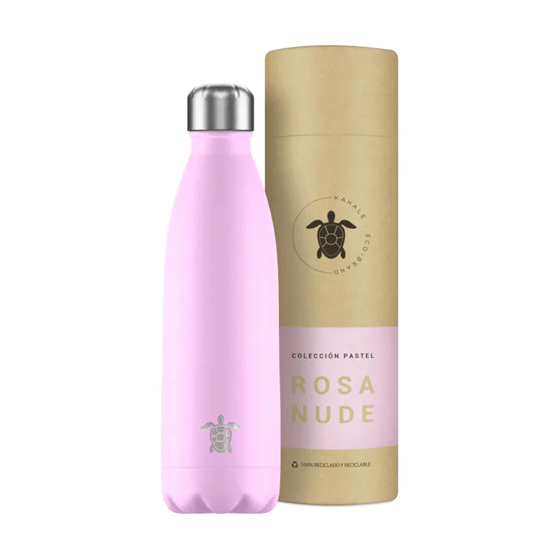 Kahale Botella Térmica Acero Inoxidable Rosa Nude 500ml