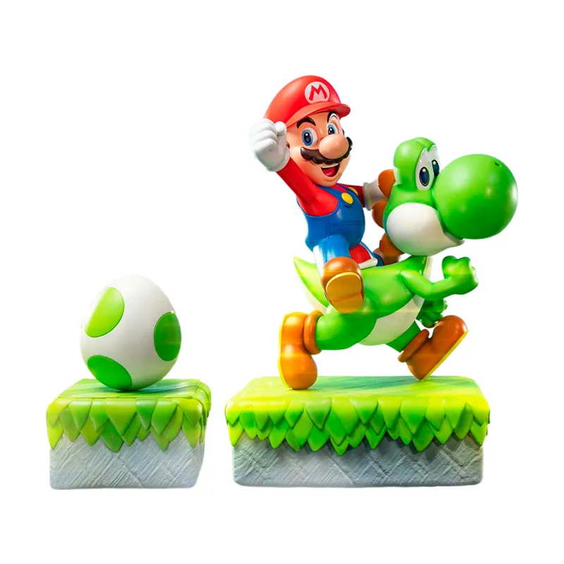 First 4 Figures Figura Resina Super Mario & Yoshi + Yoshi Egg Edición Exclusiva
