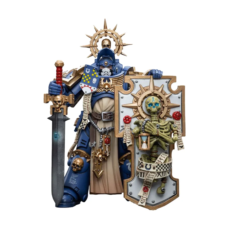 Joy Toy Figura Primaris Capitan Escudo y Espada Ultramarines Warhammer 40k 1/18 JoyToy