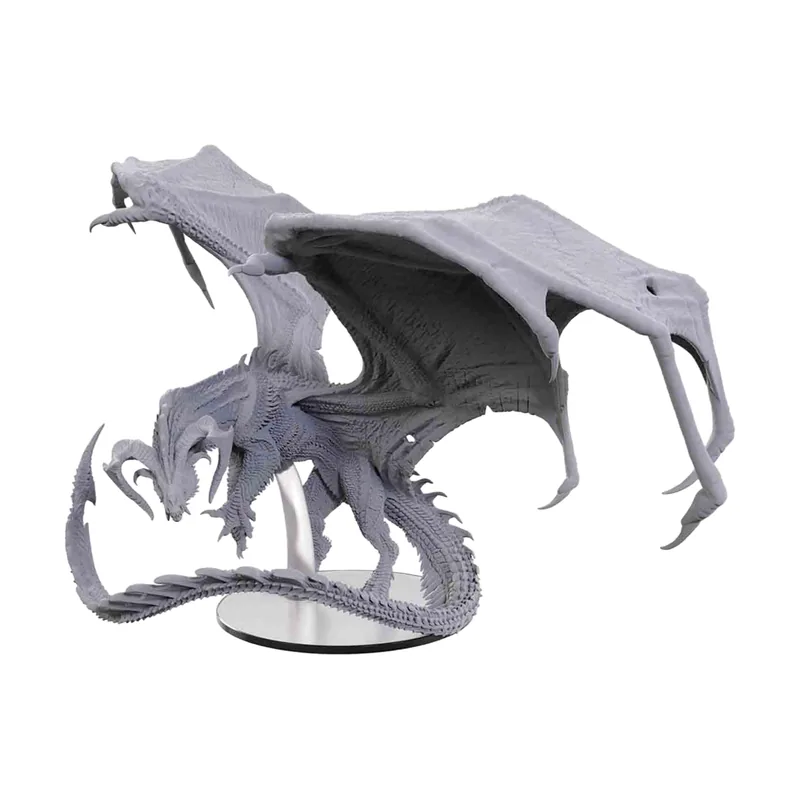 Wizkids Figura Adult Black Dragon Corruptor *Sin Pintar* Dungeons & Dragons