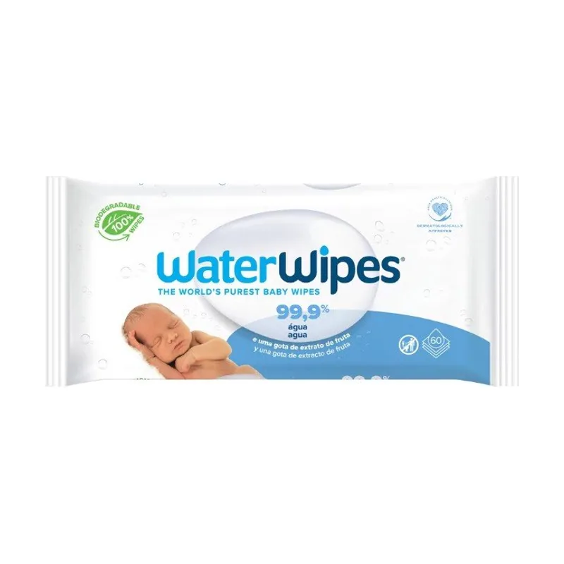 WaterWipes Toallitas de bebé 60 Unidades