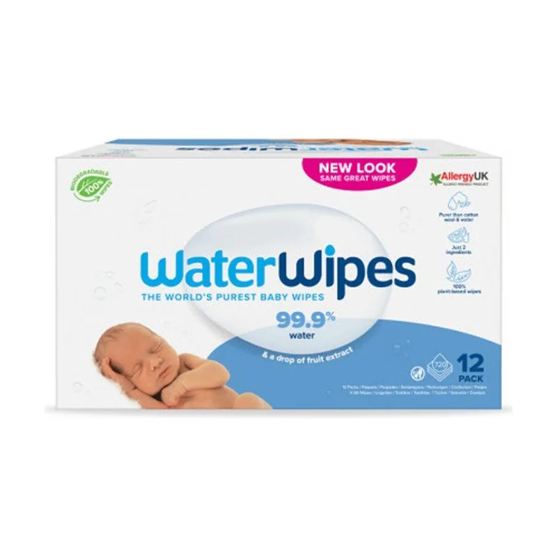 WaterWipes Caja con 12x60 unidades
