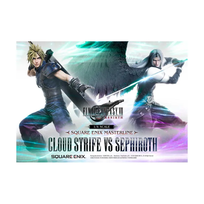 Prime 1 Studios Pack 2 Estatuas Cloud y Sephiroth Final Fantasy VII Rebirth Masterline 1/4 Square Enix