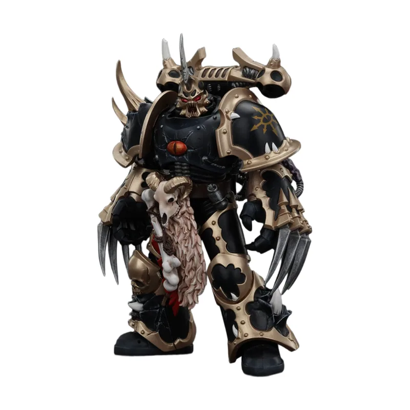 Joy Toy Figura Campeón Elegido de la Legión Negra con bólter y maza de energía Warhammer 40K 1/18 JoyToy 20cm