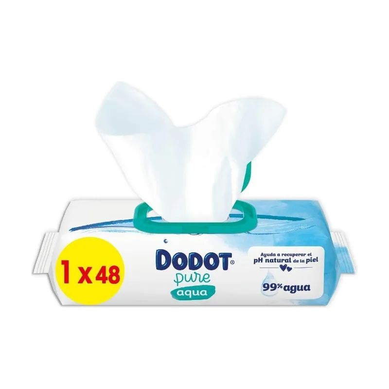 Dodot Toallitas Aqua Plastic Free 48