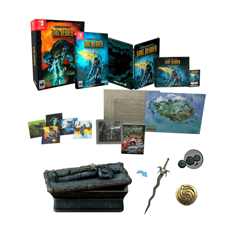 Limited Run Games Legacy of Kain Soul Reaver 1 & 2 Remastered Collector Edition Switch