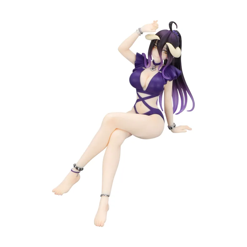 Furyu Figura Albedo Overlord Swimsuit Dark Purple Ver. Noodle Stopper