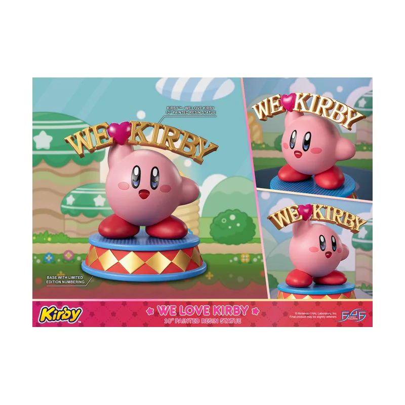 First 4 Figures Estatua Resina Kirby We Love Kirby Edición Estándar