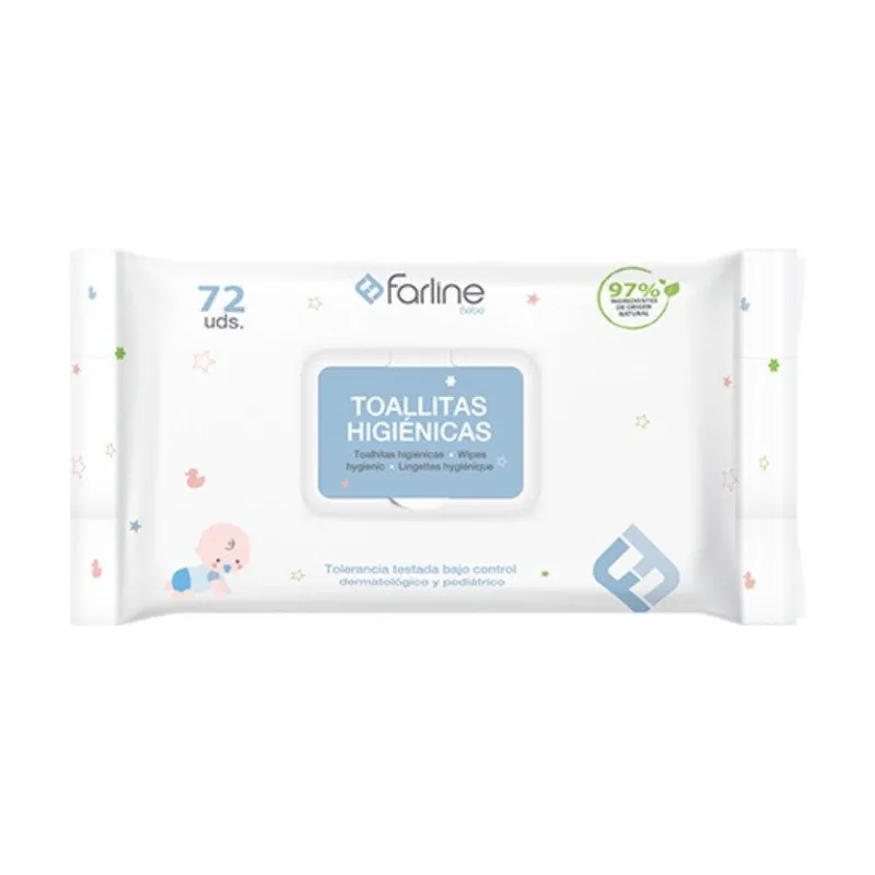 Farline Toallitas Bebé 72uds