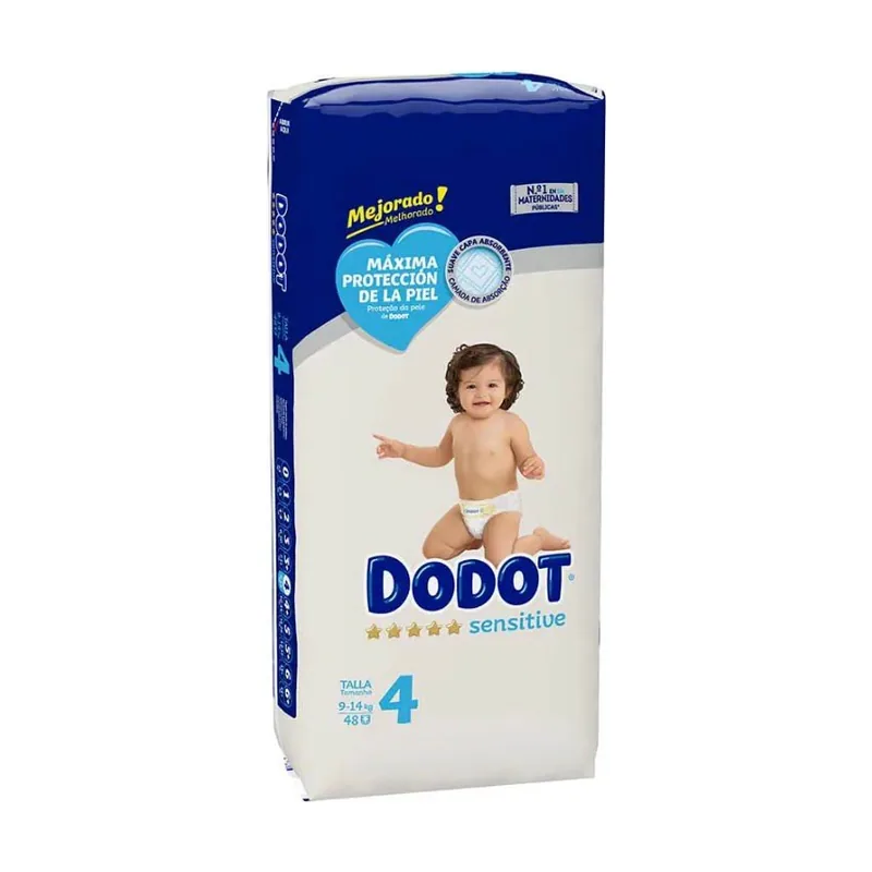 Dodot Sensitive Value Pack Talla 4 48