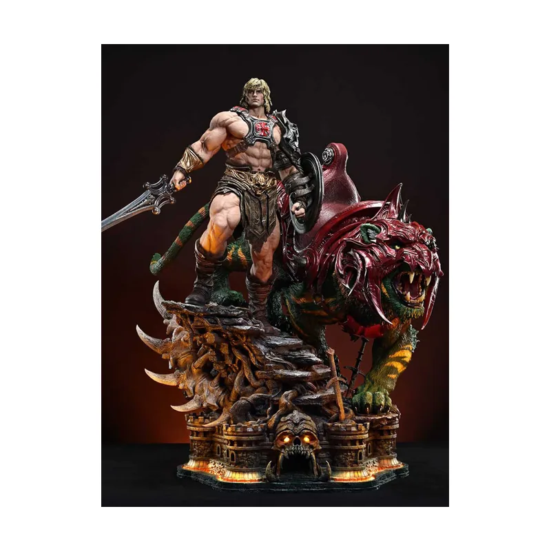 Prime 1 Studios Estatua He-Man & Battle Cat Prime 1 Studio Real Elite Masterline Series Masters of the Universe 1/4