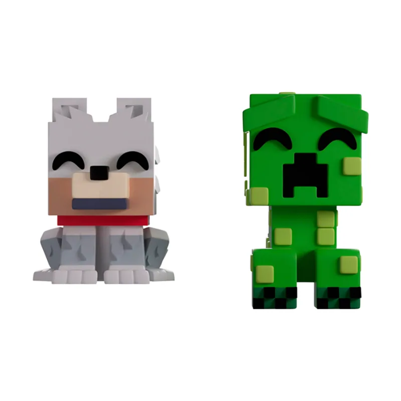 Youtooz Figura Creeper y Wolf Minecraft