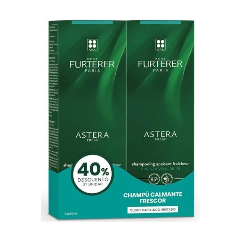 Rene Furterer ASTERA Fresh Champú Calmante Duplo 2x200 ml