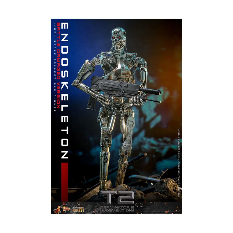 Hot Toys Figura Endoesqueleto Terminator 2 Battle Damaged Ver. Die-Cast Movie Masterpiece 1/6