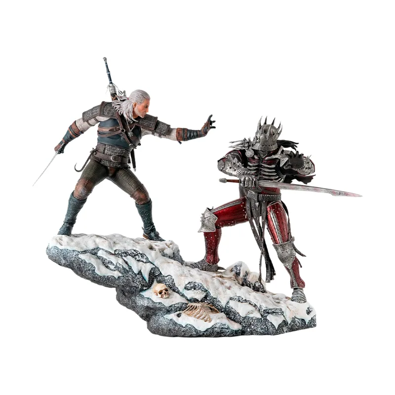 Pure Arts Diorama Resina Geralt VS Eredin The Witcher 3 Wild Hunt 1/6