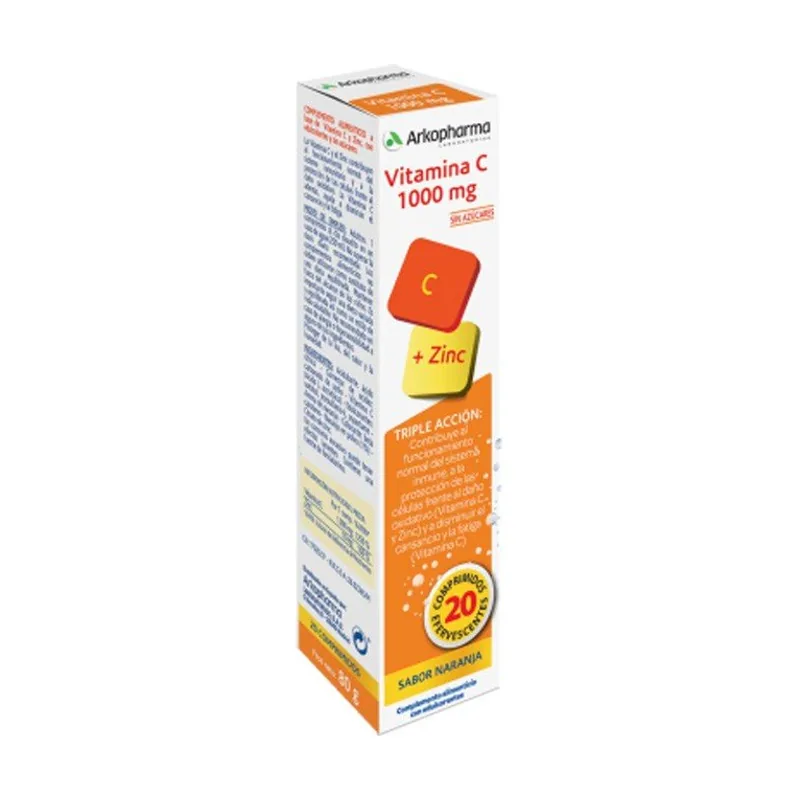 Arkopharma ARKOVITAL Vitamina C Efervescente 1000 mg 20 comprimidos