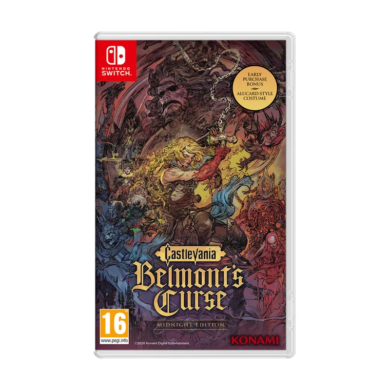 Konami Castlevania Belmont's Curse Edición Midnight Switch