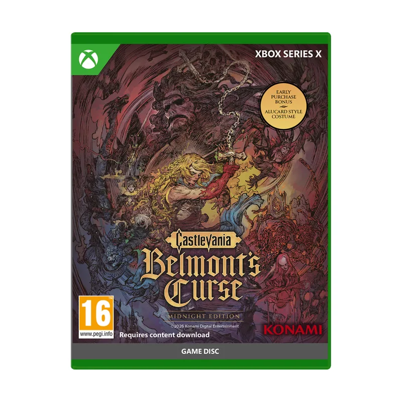 Konami Castlevania Belmont's Curse Edición Midnight Xbox Series