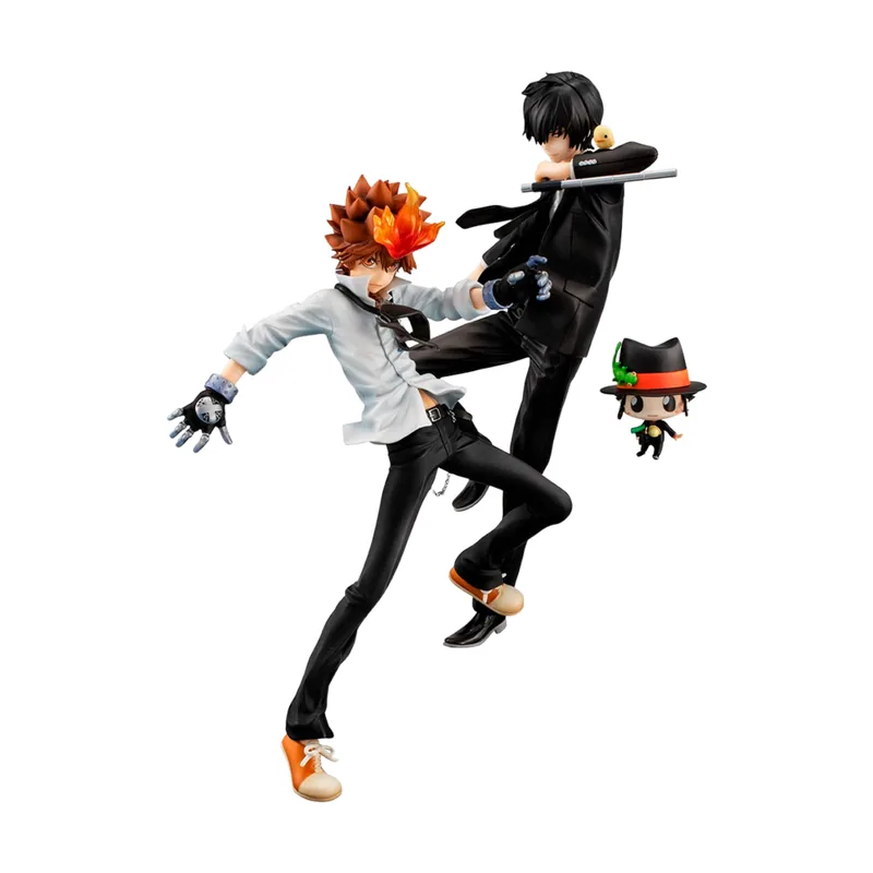 Megahouse Pack Figuras Tsunayoshi Sawada & Kyoya Hibari & Reborn Katekyo Hitman Reborn! 21cm