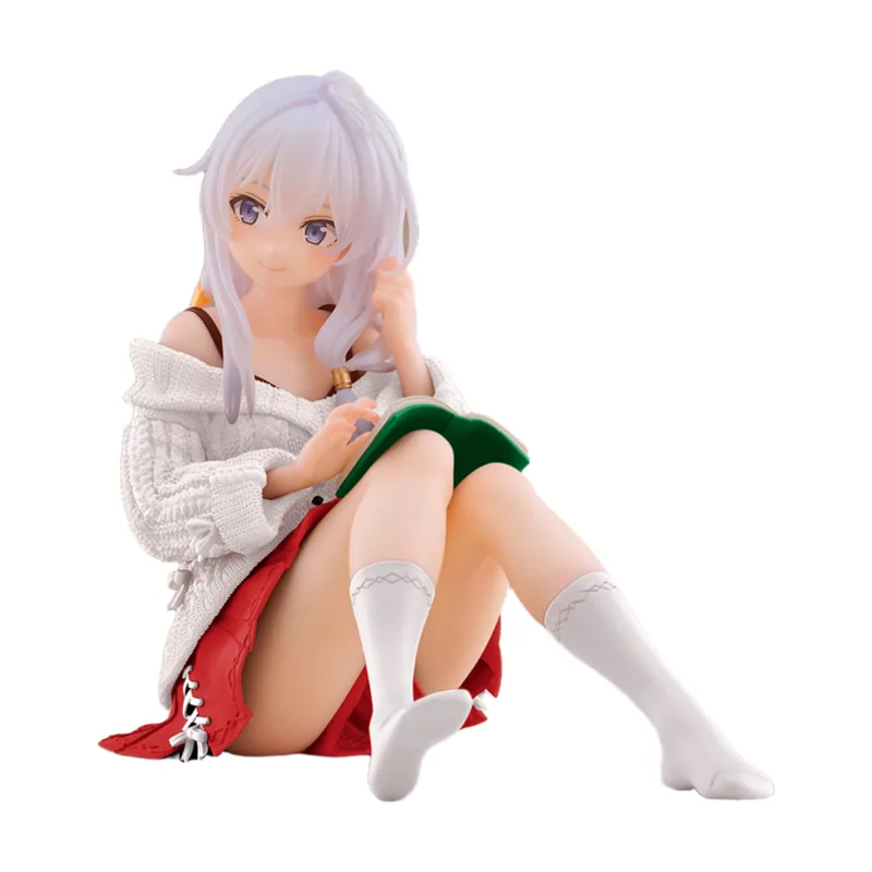 Taito Figura Elaina Wandering Witch The Journey of Elaina Casual Clothes Ver. Renewal Desktop Cute