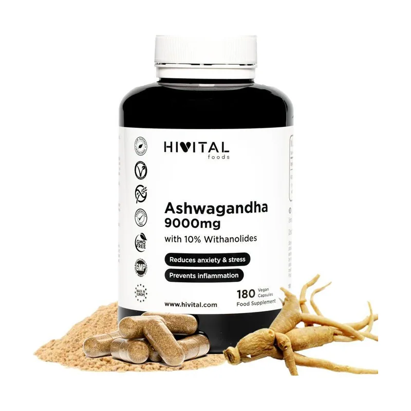 Hivital Ashwagandha 9000 mg 180 cápsulas