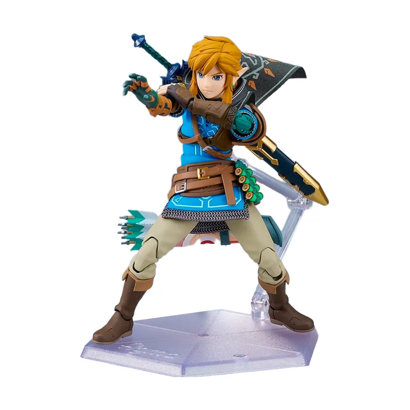 Good Smile Figura Link The Legend of Zelda Tears of the Kingdom Deluxe Ed. Figma Re-Run