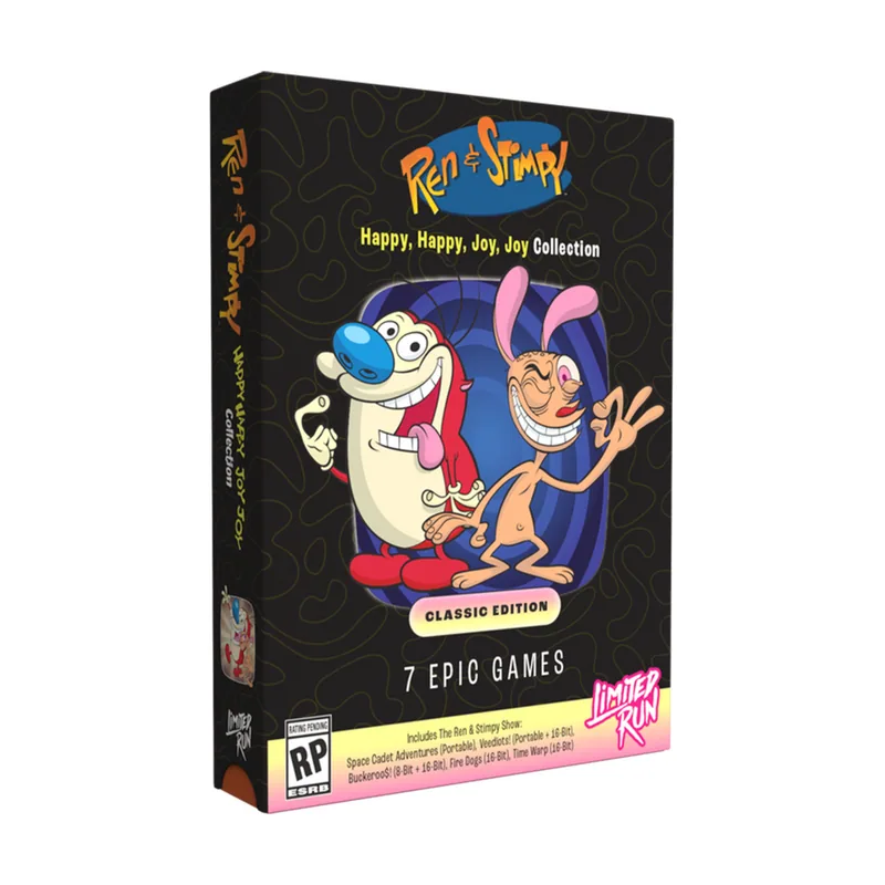 Limited Run Games Ren & Stimpy Happy Joy Collection Classic Edition
