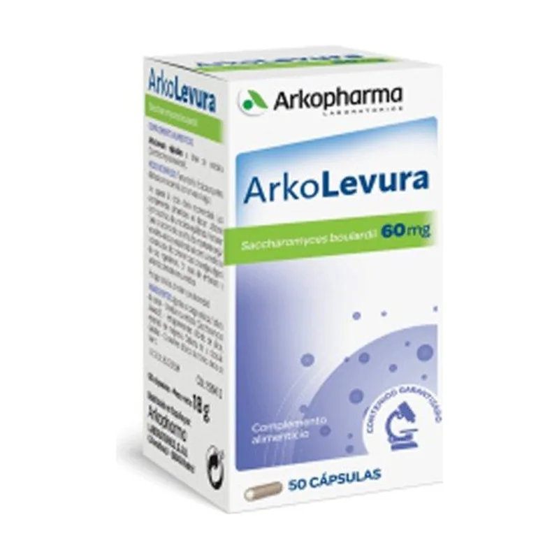 Arkopharma ARKOLEVURA Saccharomyces Boulardii 60 mg 50 cápsulas