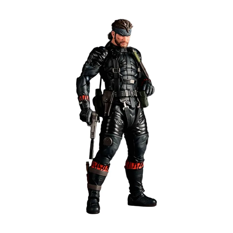 Kaiyodo Figura Naked Snake Metal Gear Solid Delta Sneaking Suit Ver. Revoltech A.Y.