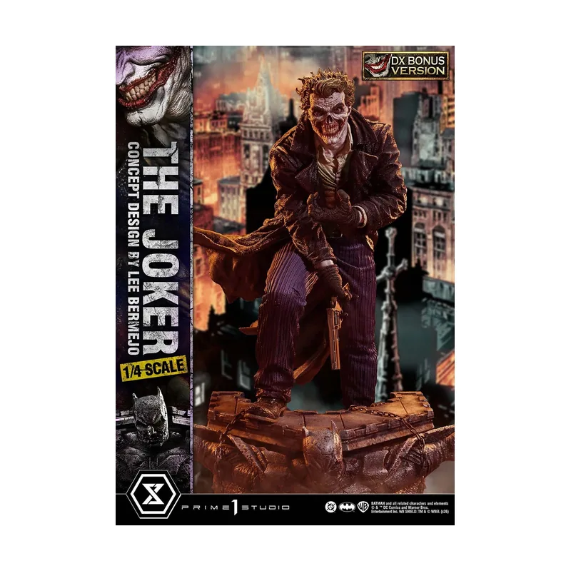 Prime 1 Studios Estatua The Joker DC Comics Ultimate Premium Concept by Lee Bermejo Deluxe Bonus Ver. 1/4 Prime 1 Studio