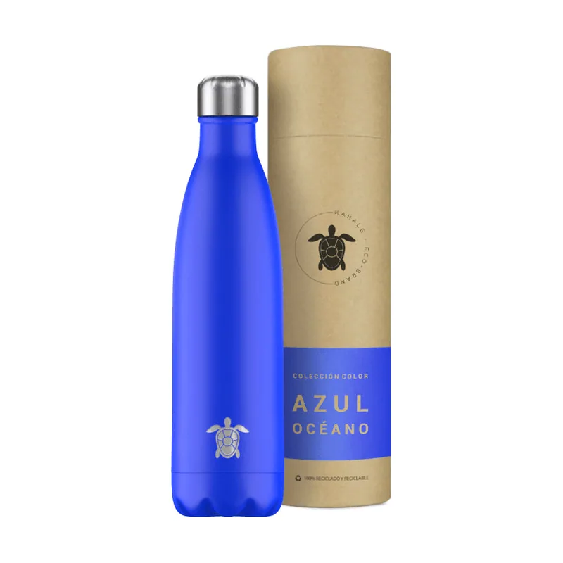 Kahale Botella Térmica Acero Inoxidable Azul Océano 750ml