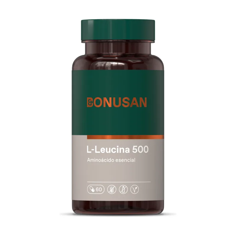 Bonusan L-Leucina 500 Mg 60 Cápsulas