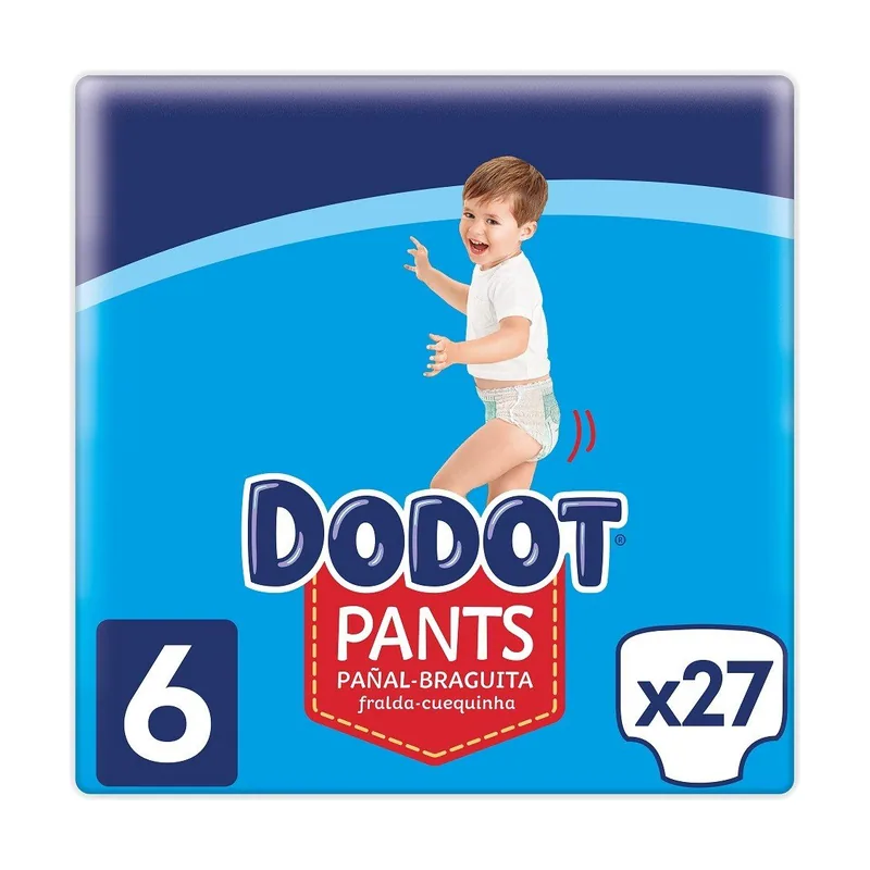 Dodot Pants Talla 6 +15 Kg 27 unidades
