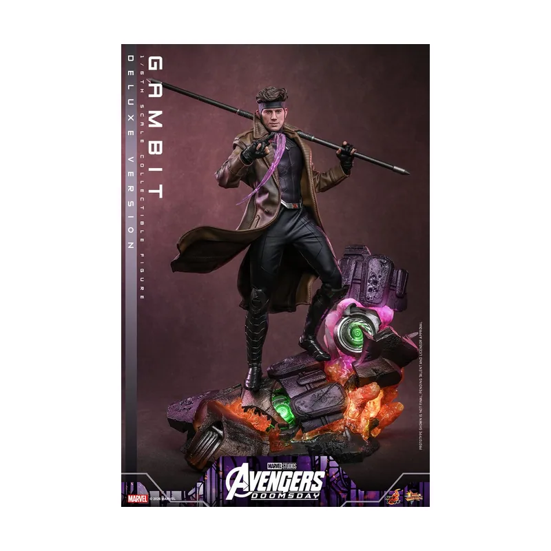 Hot Toys Figura Gambit Avengers Doomsday Movie Masterpiece Deluxe Ver. 1/6