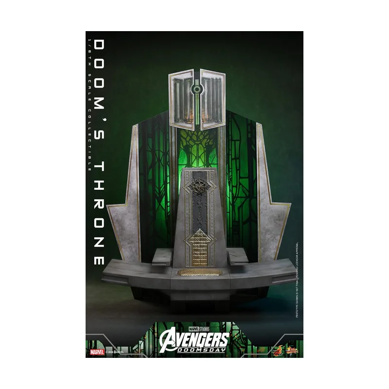 Hot Toys Figura Accesorio Dr.Doom Throne Avengers Doomsday Movie Masterpiece 1/6