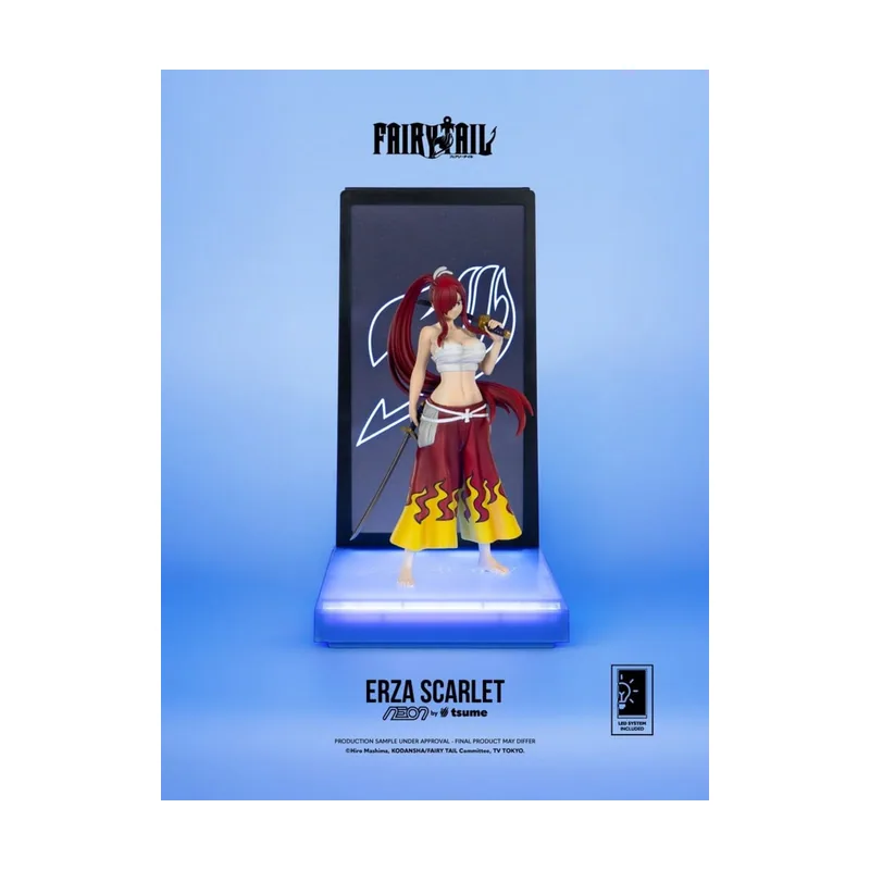 Tsume Art Figura Erza Scarlet Fairy Tail 1/9 Neon Tsume