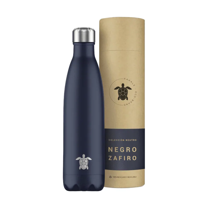 Kahale Botella Térmica Acero Inoxidable Negro Zafiro 750ml