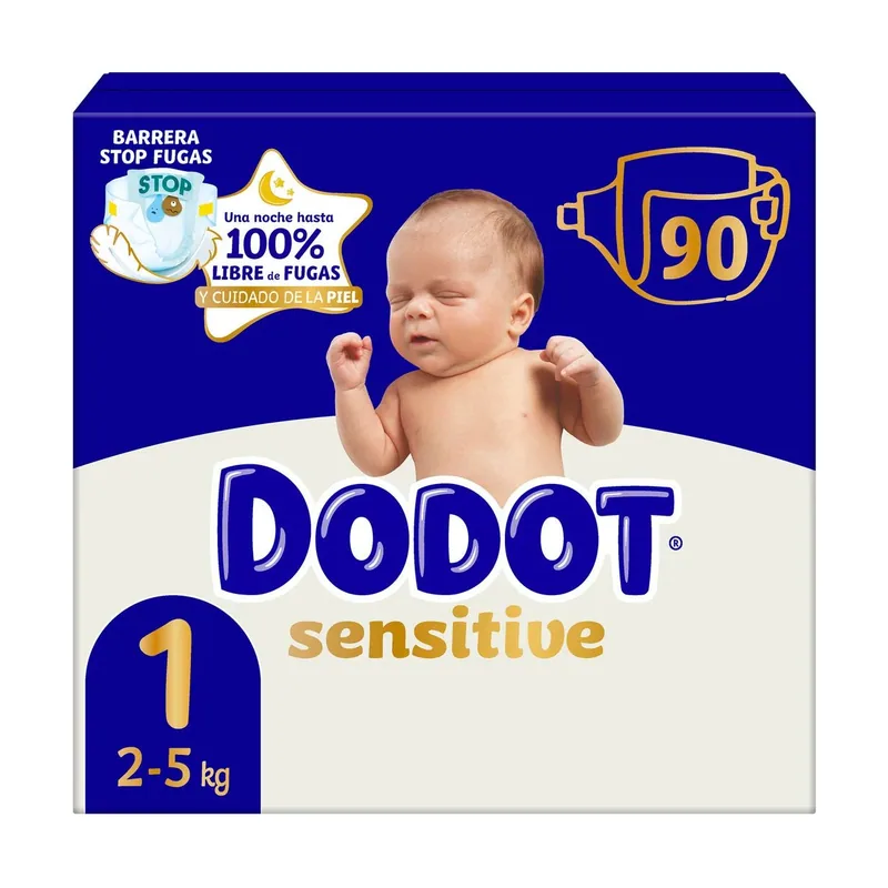 Dodot Sensitive Jumbo Pack Talla 1 90