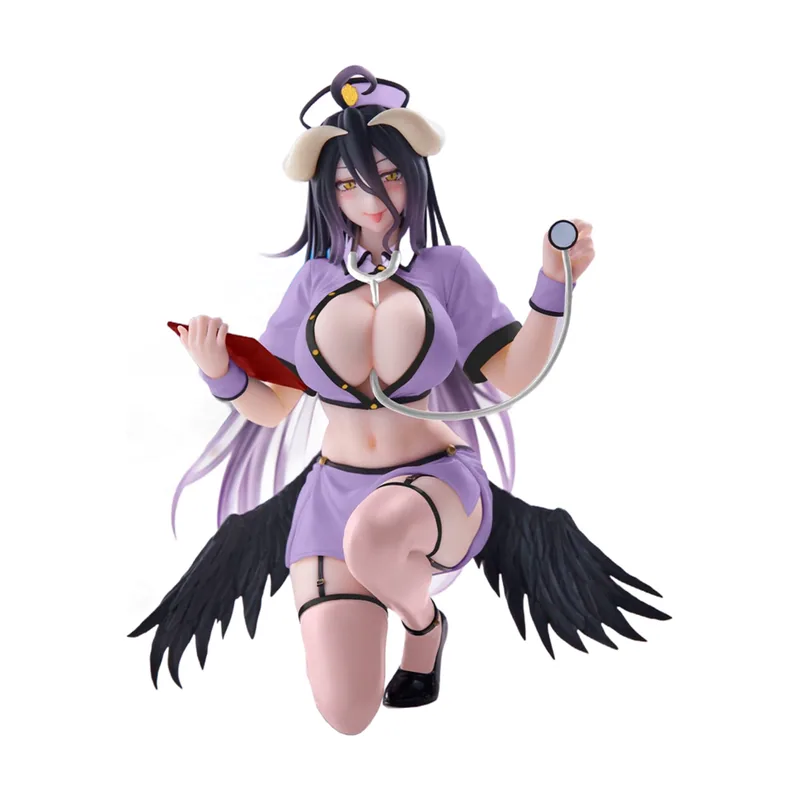 Taito Figura Albedo Overlord Nurse Ver. Renewal Desktop Cute