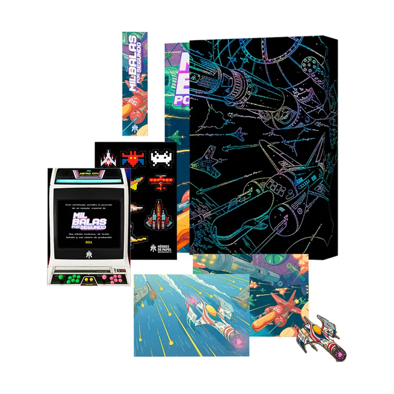 Héroes de Papel Mil Balas por Segundo La Gran Enciclopedia del Shoot’em Up Arcade Edición Coleccionista