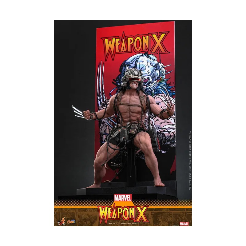 Hot Toys Figura Weapon X Marvel Comic Masterpiece 1/6
