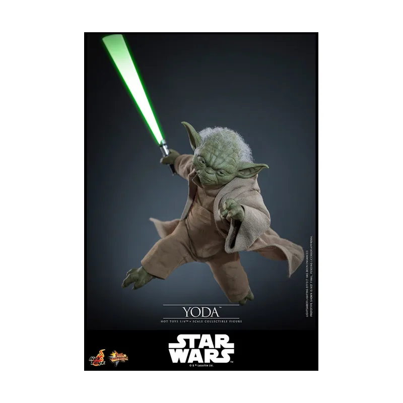 Hot Toys Figura Yoda Star Wars La Venganza de los Sith Movie Masterpiece 1/6