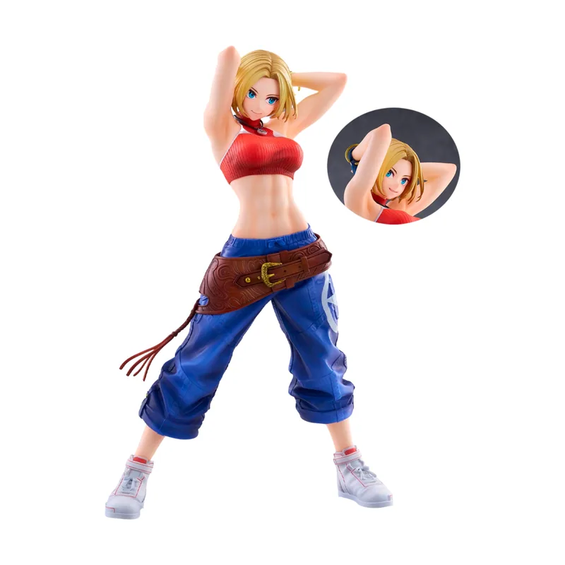 Golden Head Figura Blue Mary The King of Fighters XV Fighting Girls Collection AmiAmi Limited Edition 1/7